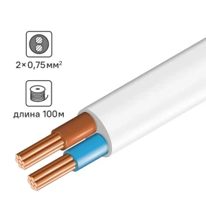 Провод ПВС 2x0.75 100 м 86577685 STLM-2016666