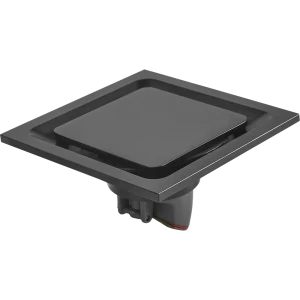 Трап для душа Orange OT01-006b сухой затвор 100х100 мм черный 88409178 STLM-2020564