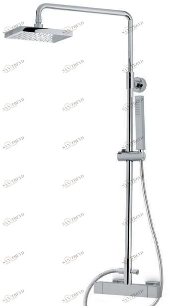newform Термостатическая душевая стойка с ручным душем с верхним душем Colonne doccia 477