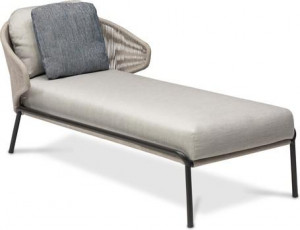 Шезлонг лава серебро Manutti Radius