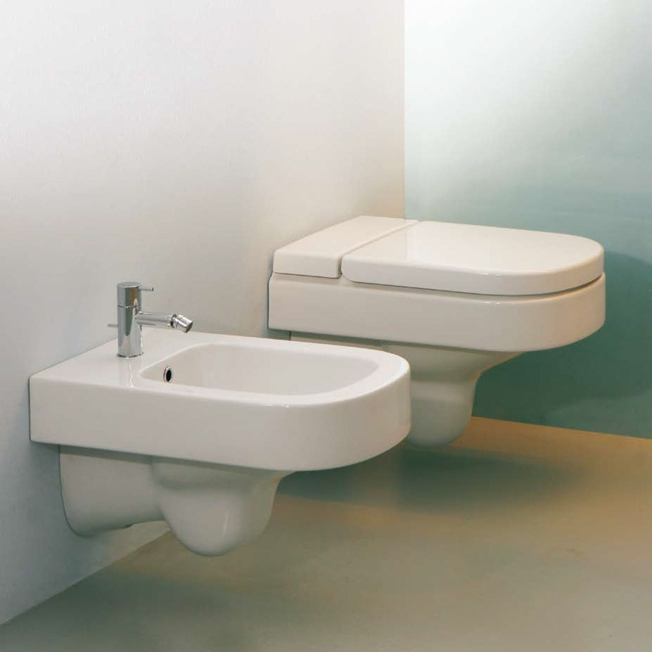 46436 Подвесной унитаз настенный Белый Rapsel Wellcome Италия - Вид №2