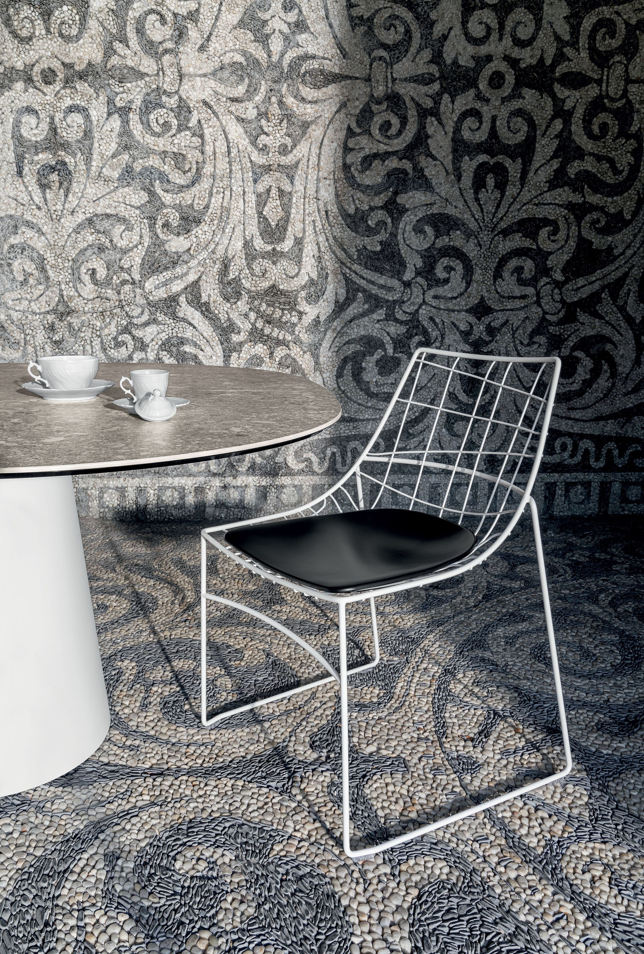 Круглый керамический садовый стол Sovet Italia ARCH-00143980 - Вид №3