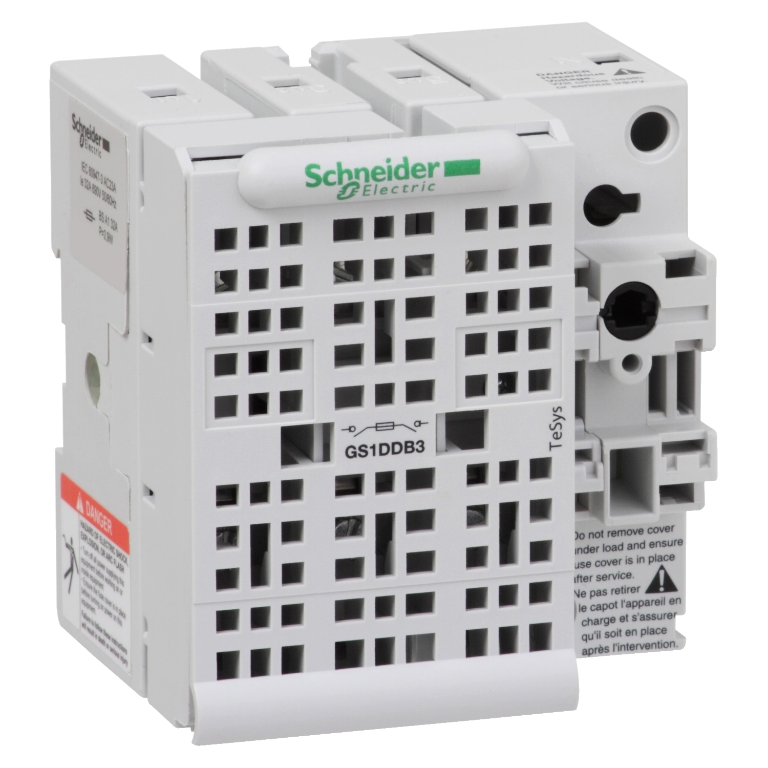 GS1DDB3 ВЫКЛЮЧАТЕЛЬ-РАЗЪЕДИНИТЕЛЬ-ПРЕДОХРАНИТЕЛЬ 3X32A C BS/A1 Schneider Electric TeSys 