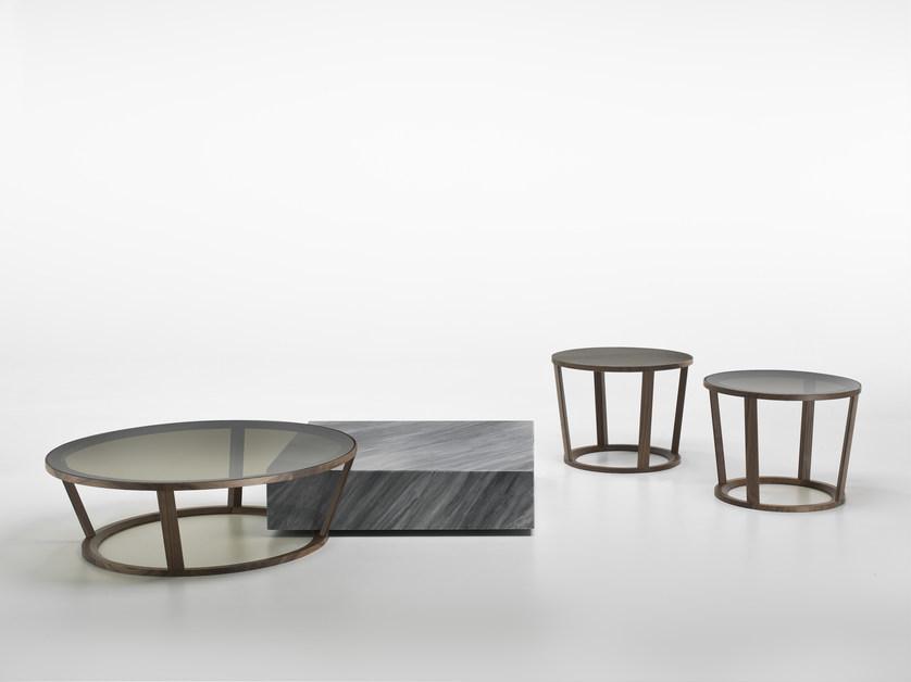 i 4 Mariani Низкий круглый стеклянный журнальный столик Niky sun-id-1464872 - Вид №2