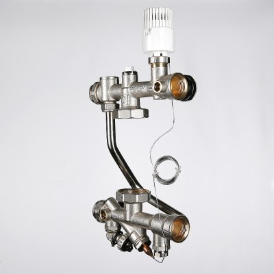 VT.TECHNOMIX.0.130 Насосно-смесительный узел для теплого пола VALTEC TECHNOMIX Valtec 200 мм, 130 мм  - Вид №14