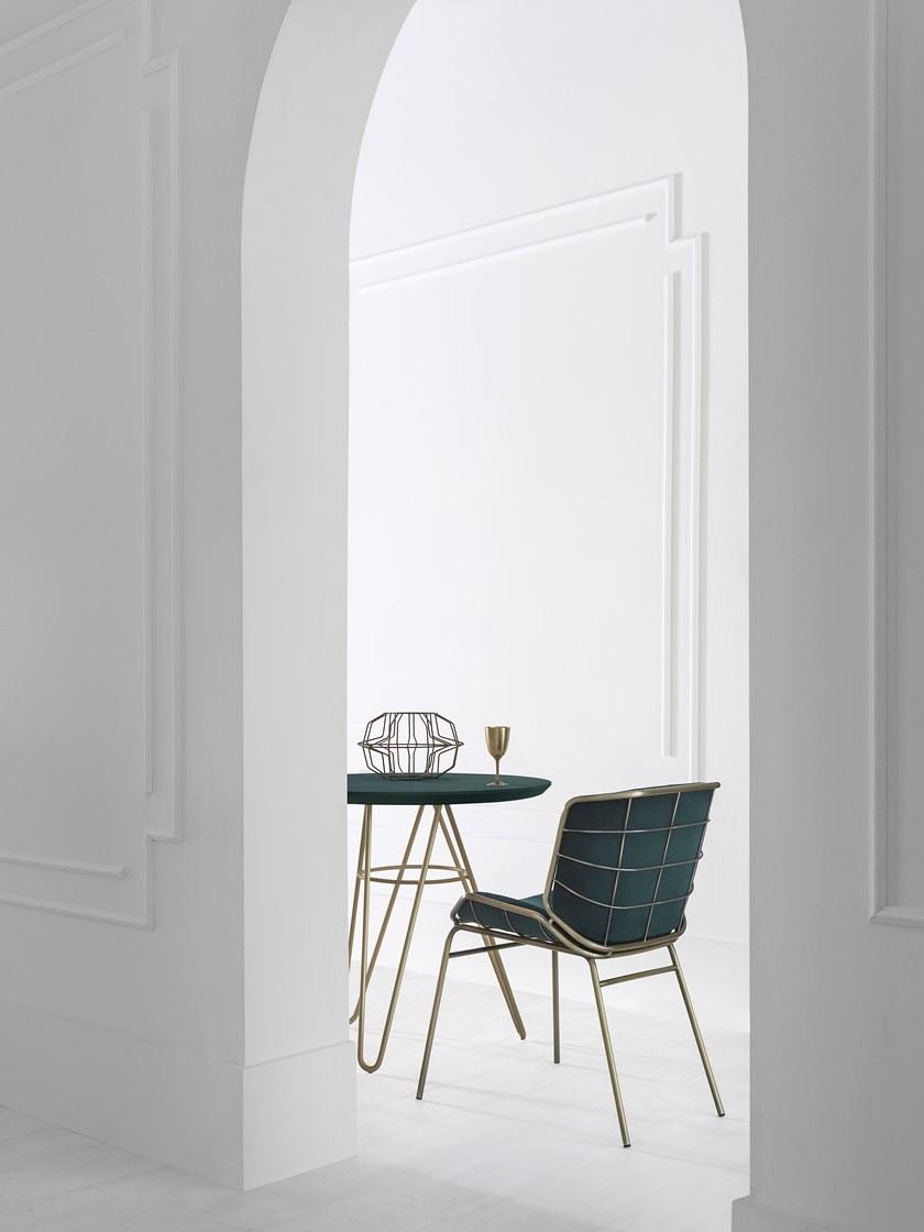 TrabA' Круглый металлический стол Self 0125-r-self-table - Вид №6