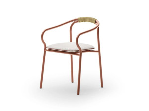 Алюминиевый садовый стул с подлокотниками