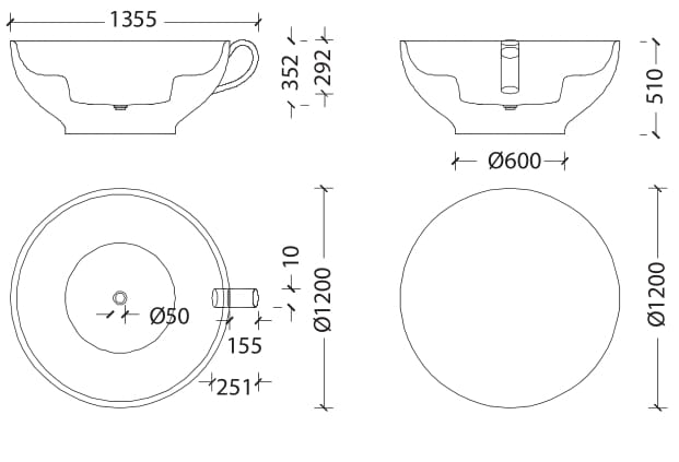 Детская круглая комната центр ванна Park Avenue Junior ARCH-00029026 - Вид №2