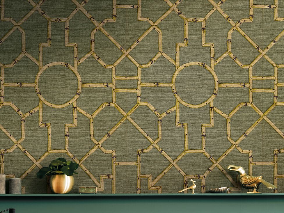 Нетканые обои с рисунком Jannelli&Volpi SCALAMANDRÉ ARCH-00136590 - Вид №1