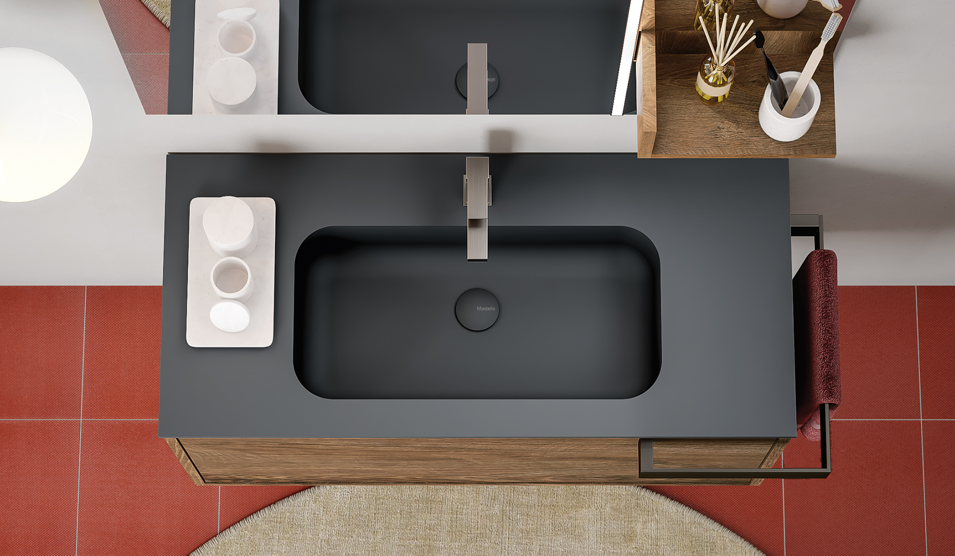 Smart.46 – 13 Mastella  Smart.46  Комплект мебели для ванной  - Вид №2