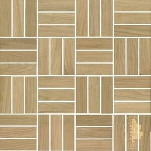 Мозаика и 3D панели из дерева Tarsi Паркет 301 Дуб Селект (Гладкая) 331х331 мм.