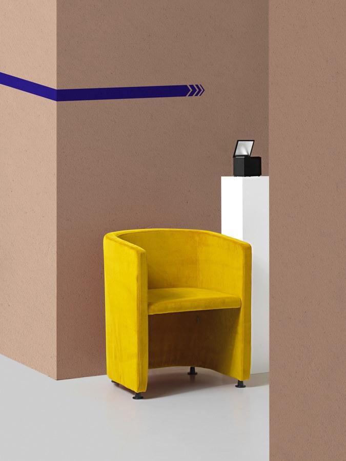 Diemme Кресло тканевое с подлокотниками для залов ожидания sun-id-1491856 - Вид №3