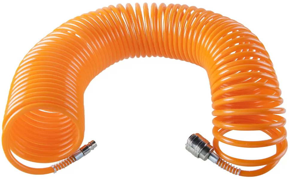 АЭРУС Спиральный компрессорный шланг 15 м с эффектом памяти 15309078