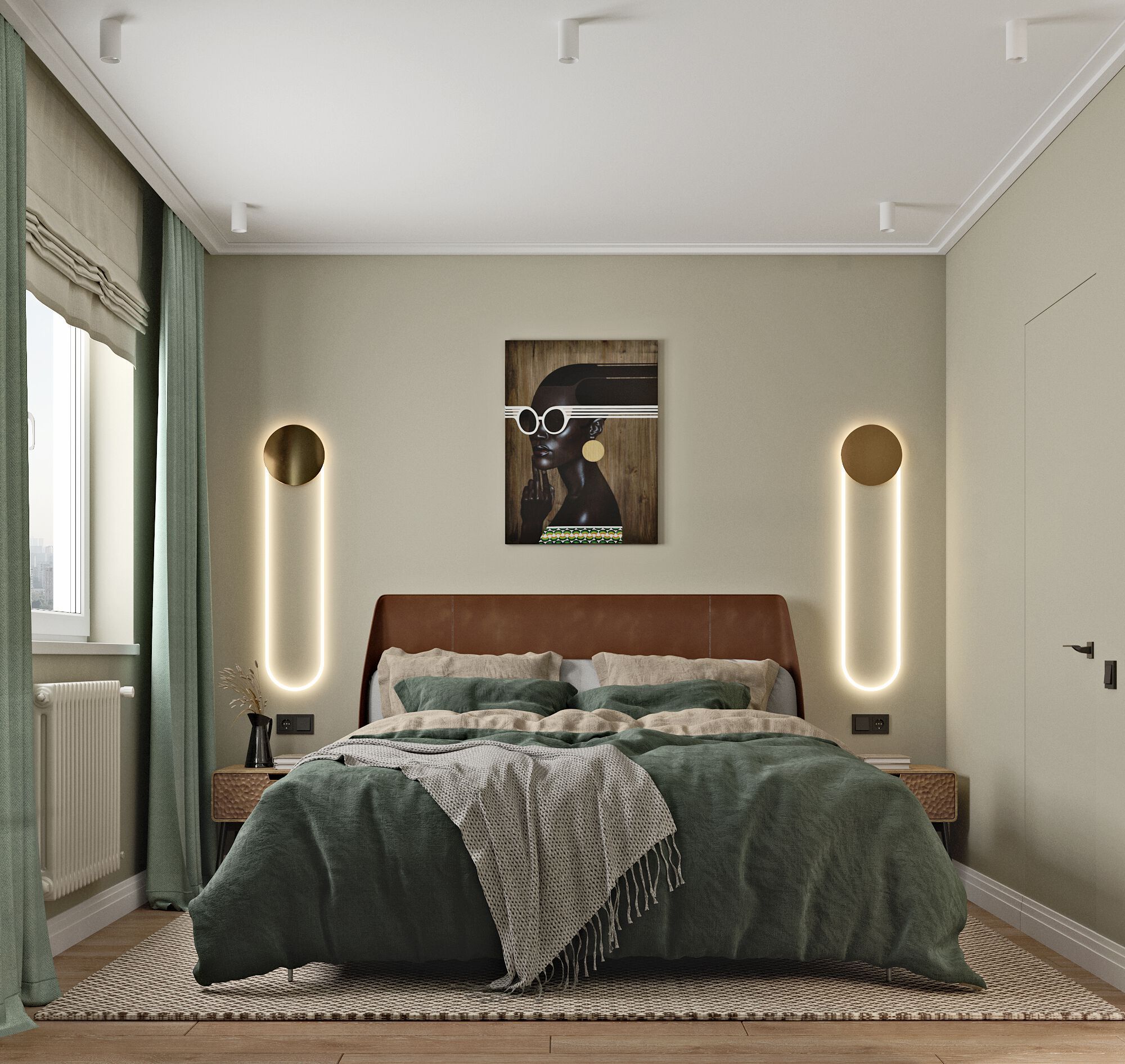 Стеклянный светодиодный настенный светильник Darmes Ra ARCH-00050010 - Вид №41