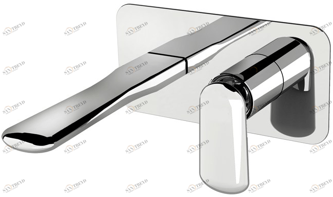 Fir Italia Смеситель для умывальника настенный с тарелкой Dynamica 88 8810108