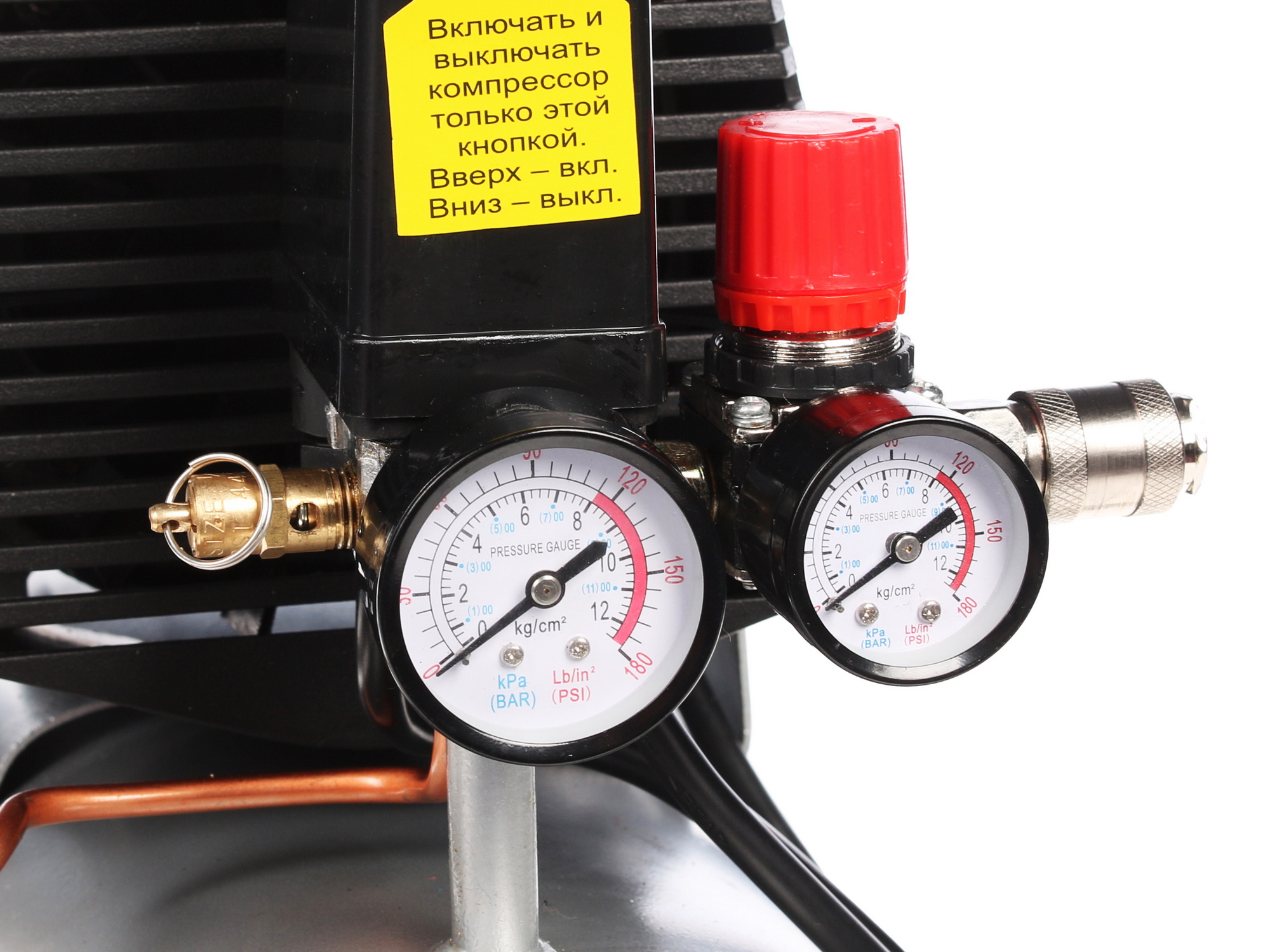 Компрессор поршневой безмасляный Quattro Elementi Senza-24 6670382 STDN-0101196 - Вид №8