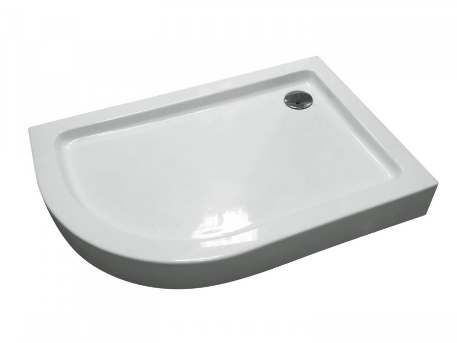 W54T-302R120W64 Twin Slide 120. Поддон для душ.уголка правосторонний 120x80 белый акрил AM.PM Orange  - Вид №2