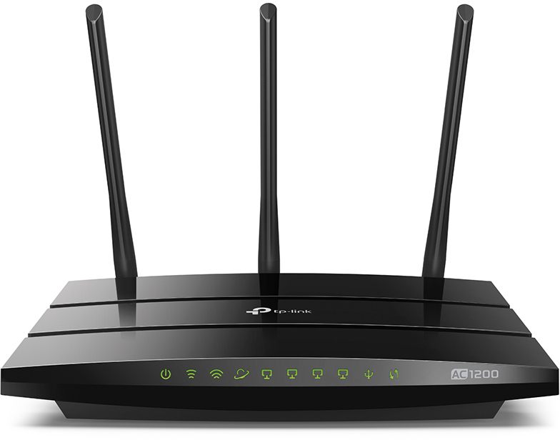 Archer C1200 Ac1200 dual band wireless gigabit router, broadcom, 867mbps at 5ghz + 300mbps at 2.4ghz, 802.11ac/a/b/g/n, beamforming, 1 gigabit wan + 4 gigabit lan, wireless on/off, 1 usb 2.0 ports, 3 fixed antennas TP-Link Santreyd 
