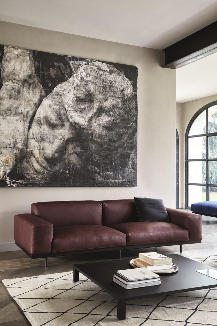 arflex Мягкий 4-х местный кожаный диван Naviglio sun-id-1439559 - Вид №9