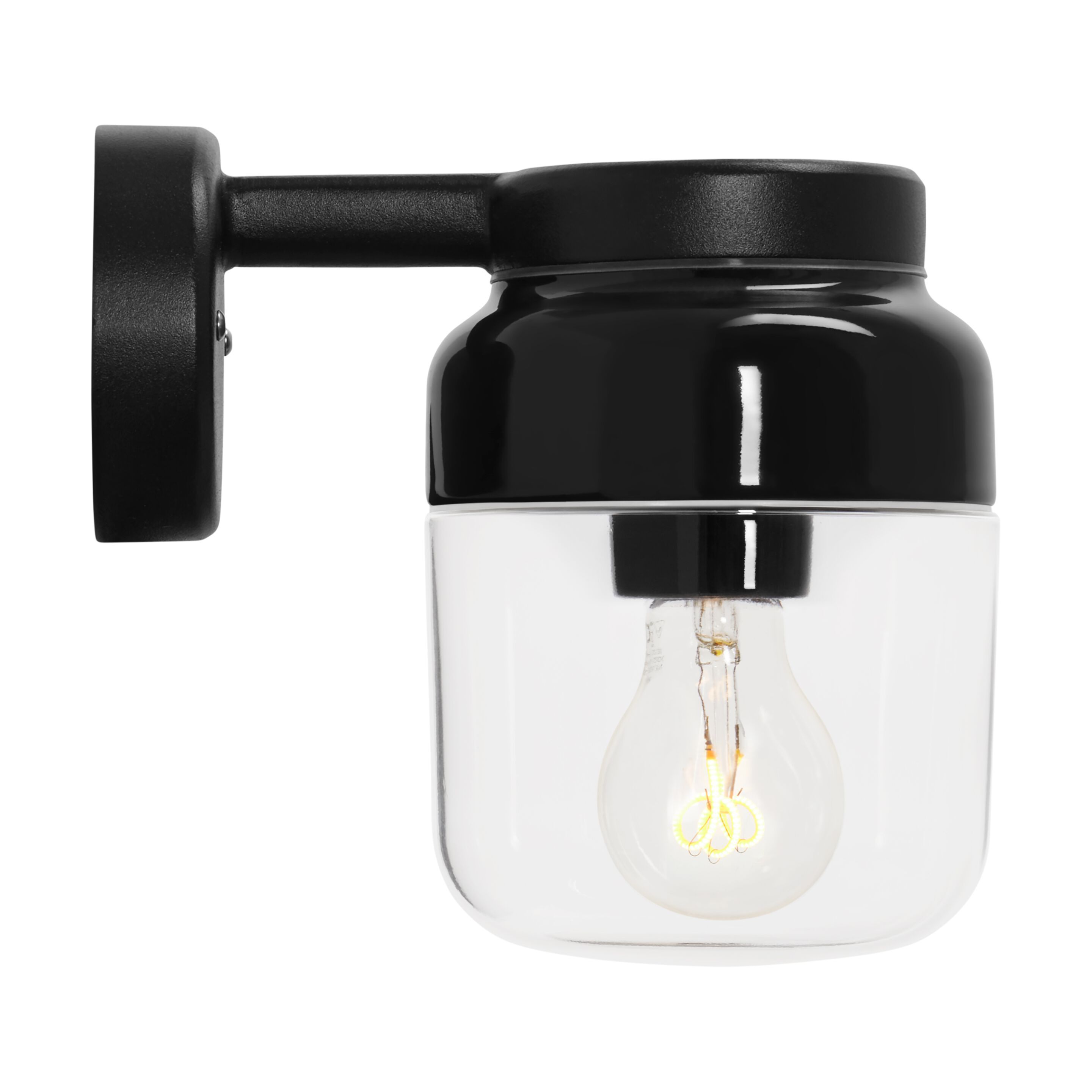 Настенный светильник из прозрачного стекла и фарфора Ifö Electric Ohm ARCH-00117258 - Вид №1