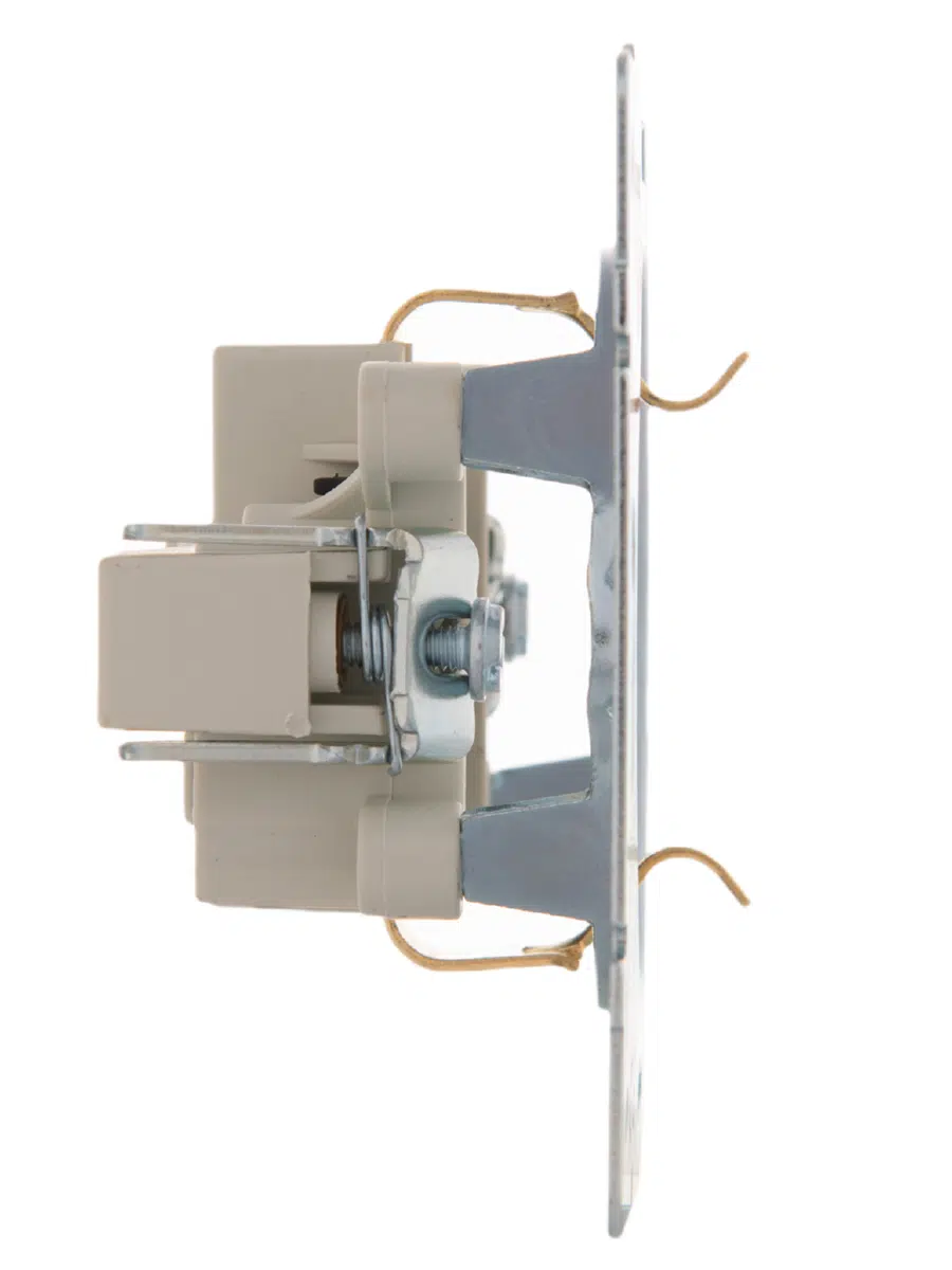 KARINA Розетка сз кремовый LEZARD 707-0388-122В - Вид №8