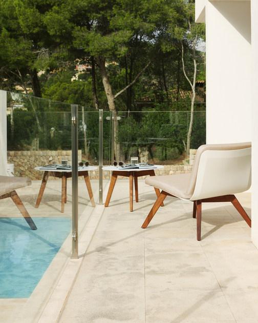 VITEO Кресло из Corian® и дерева Slim wood sun-id-1429830 - Вид №1