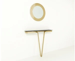 Barel Консоль из HPL и железного лезвия Lama