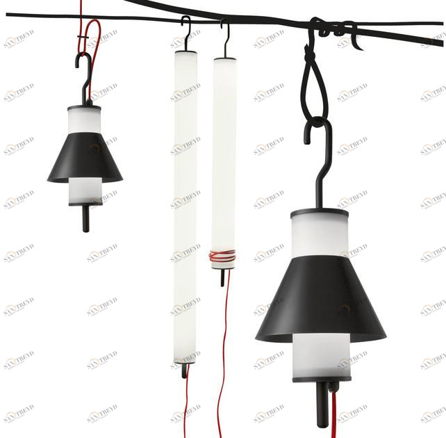 Martinelli Luce Подвесной светильник из метакрилата для улицы Pistillo 2064/p