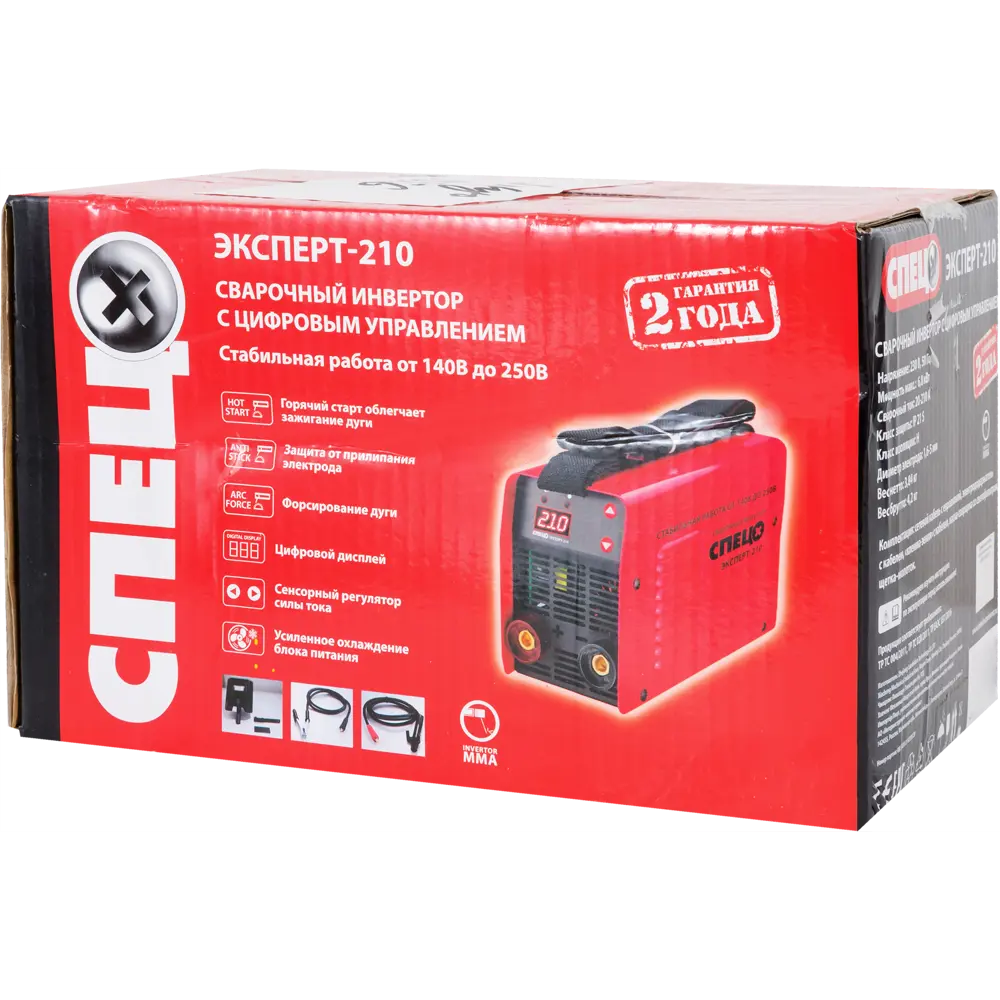 Сварочный аппарат инверторный Спец Эксперт 210, 210 А, до 5 мм STLM-2196270 - Вид №5