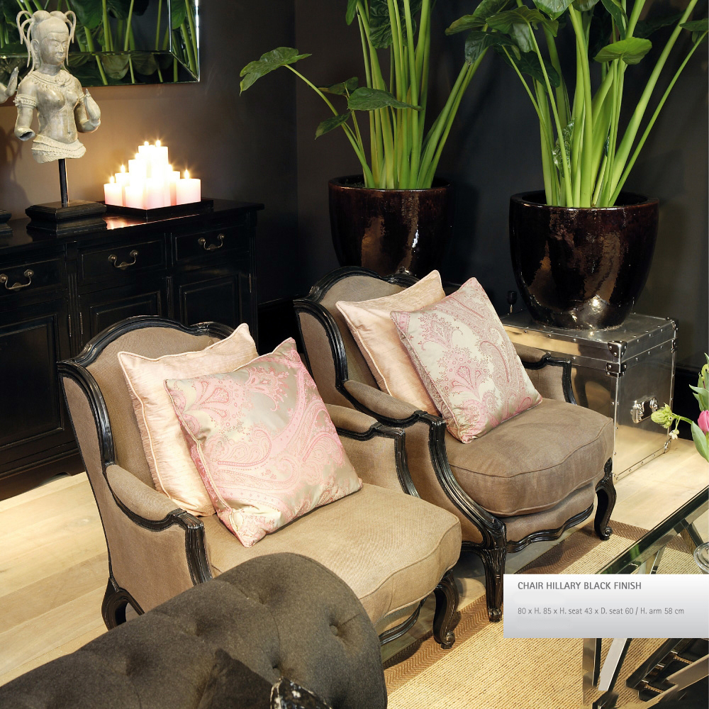 Кресло Hillary от Eichholtz серое EICHHOLTZ ДИЗАЙНЕРСКИЕ, EICHHOLTZ 062194 Серый  - Вид №9