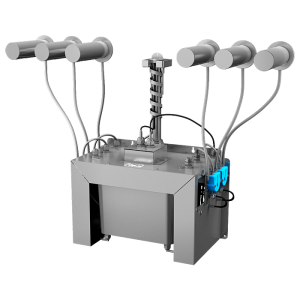 85836 Комплект 6 шт. автоматических нержавеющих настенных дозаторов мыла, центральный 6 л бачок для мыла, 230 В SANELA