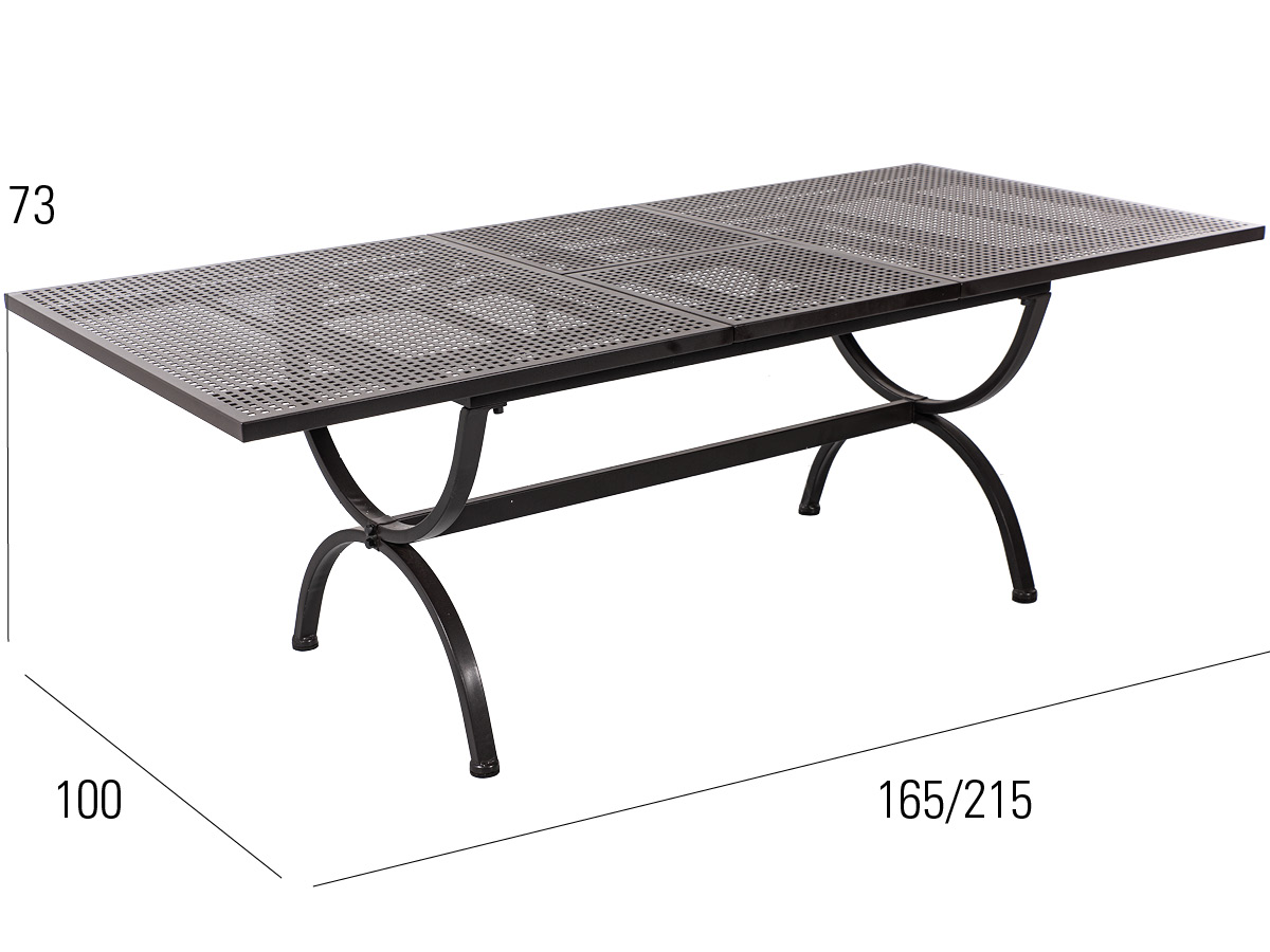 65.00.0207 Раскладной стол Romeo Marone Antik 165/215 x 100 Mbm - Вид №2