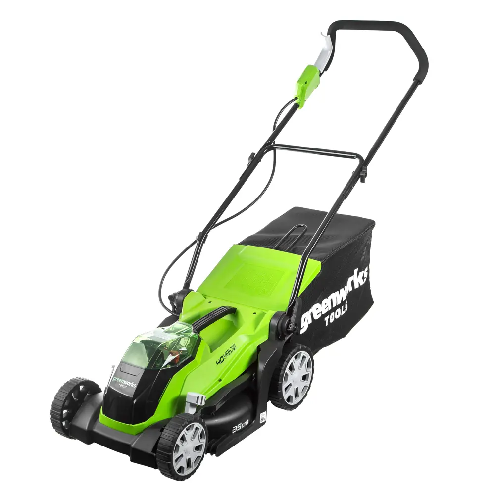 Газонокосилка аккумуляторная GreenWorks 2501907 40 В 35 см АКБ и ЗУ не входит в комплект 80172918 STLM-2157037  - Вид №6
