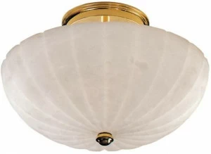 Possoni Illuminazione Потолочный светильник из чистого золота с алебастром Achille