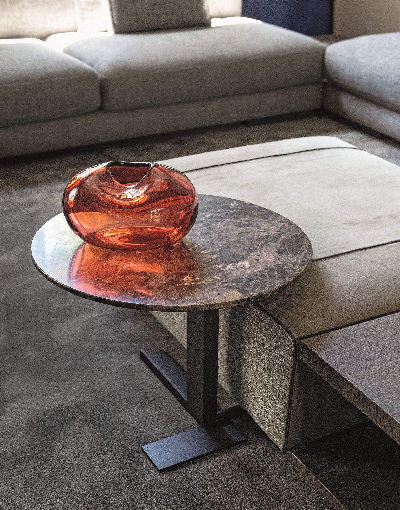 Мраморный круглый журнальный столик Arketipo LITH ARCH-00137547 - Вид №2