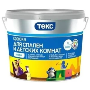 Краска для спальни и детской комнаты Текс Профи база A 9 л 82115872 STLM-2013769