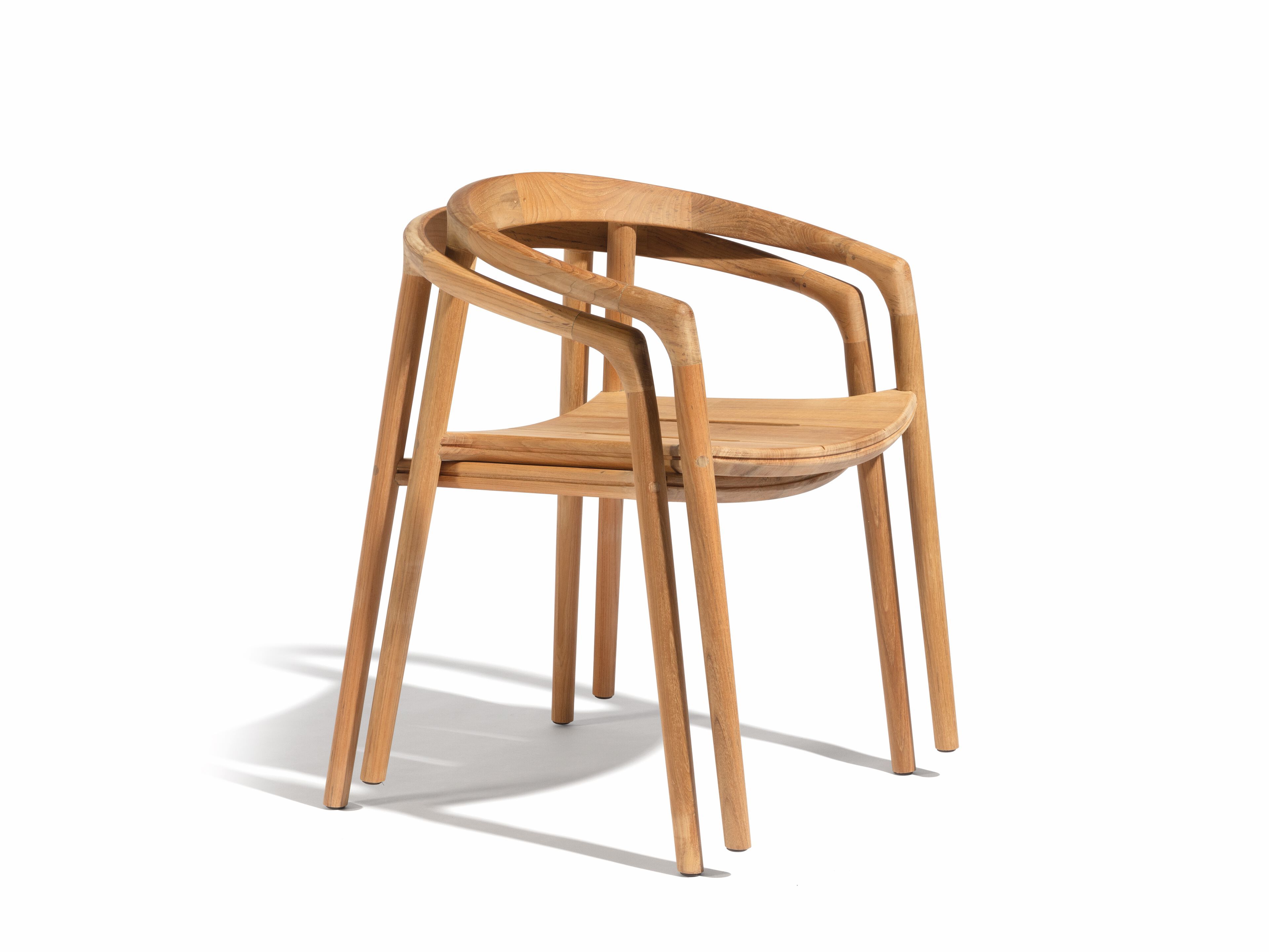 Штабелируемый стул из тикового дерева MANUTTI ARCH-00041379 - Вид №2