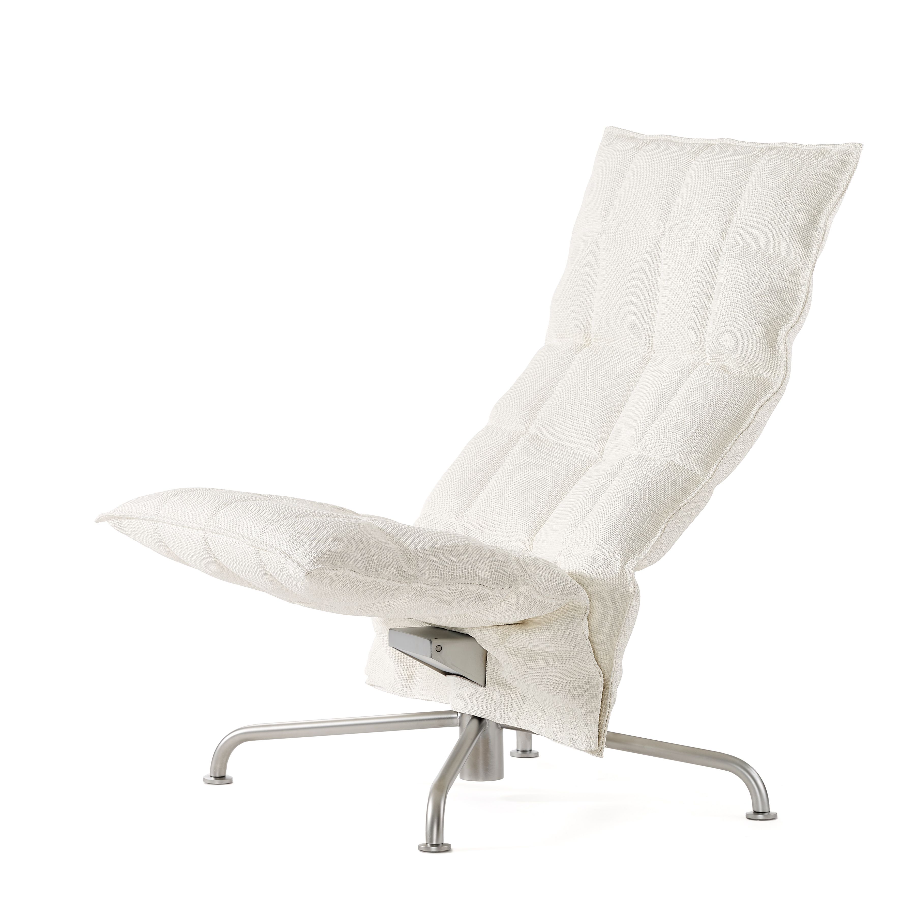 Тканевое вращающееся кресло с подставкой для ног Woodnotes K Chair ARCH-00086977 - Вид №5