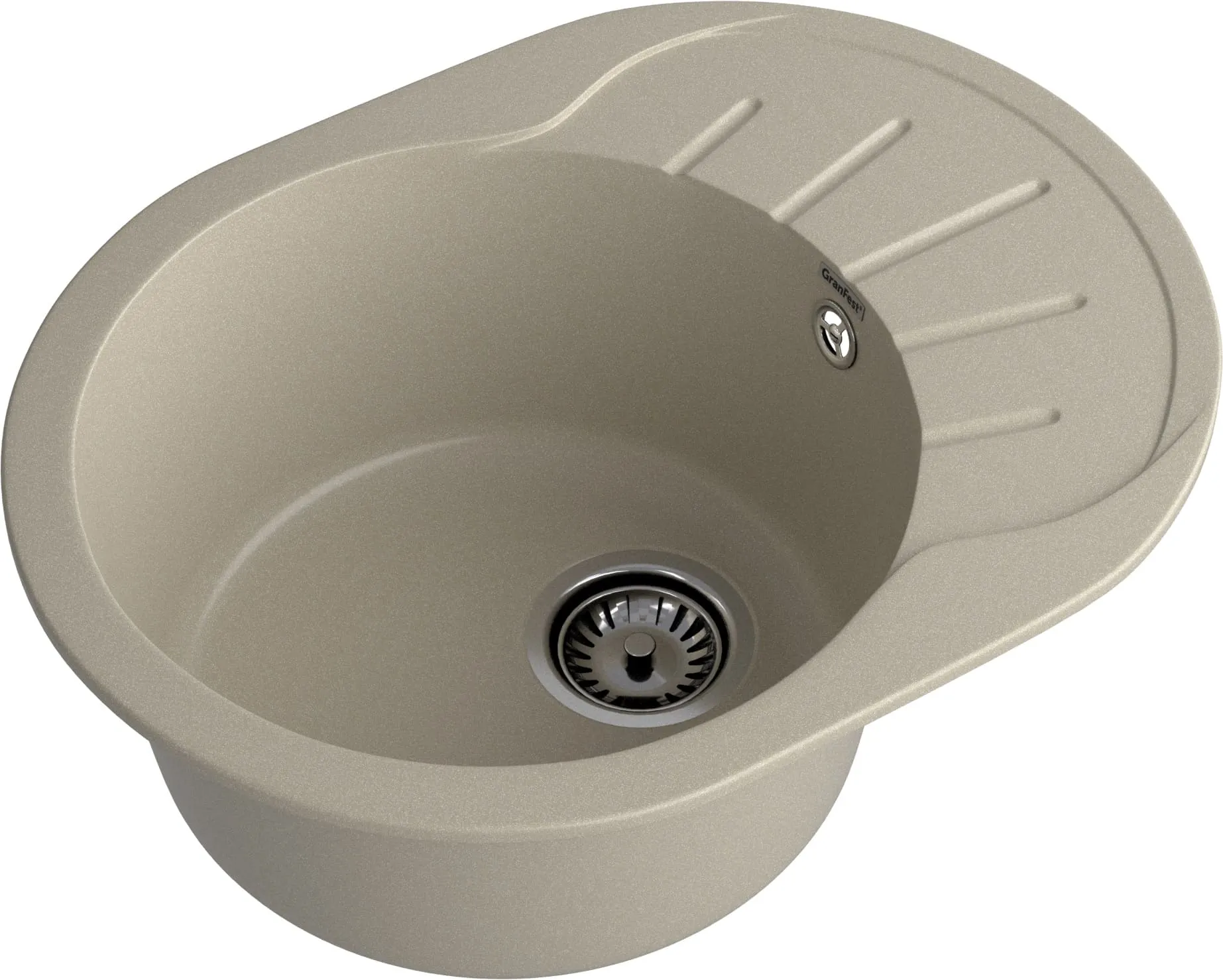 Кухонная мойка Искусственный камень RONDO S582 GranFest R-580L-S582 - Вид №2