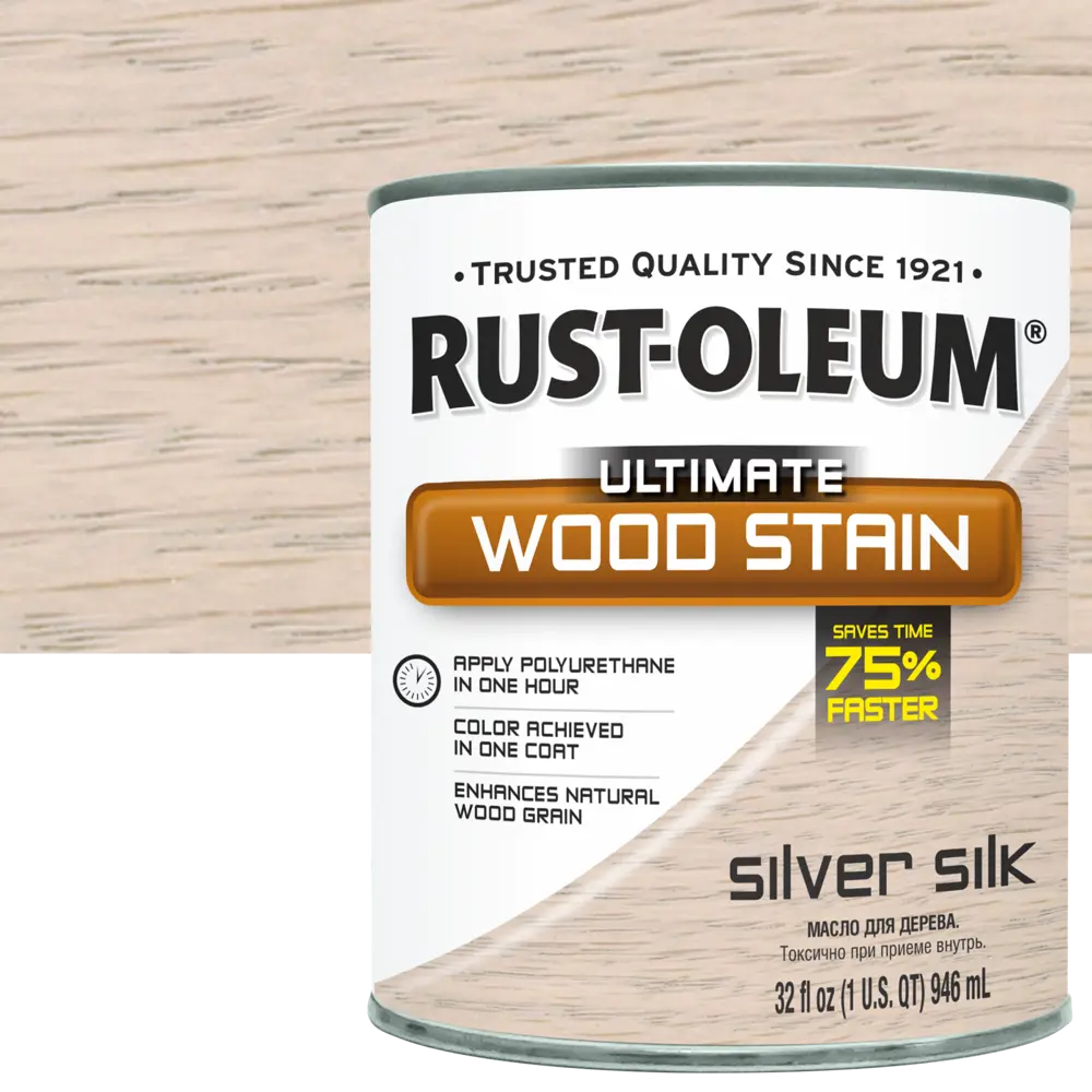 Масло тонирующее Ultimate цвет серебристый шелк 0.946 л 82482331 STLM-2101390 RUST-OLEUM 
