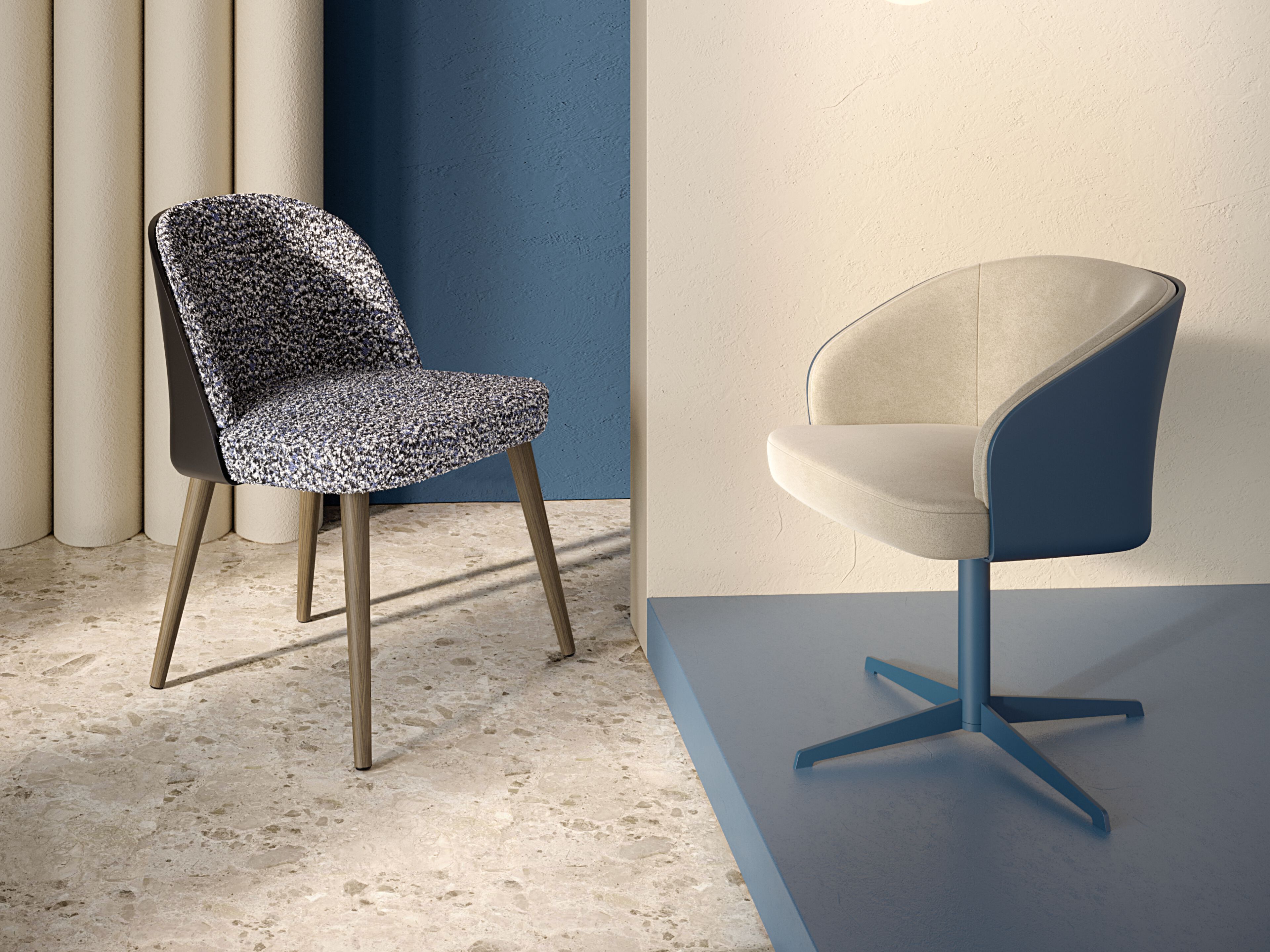 Тканевый стул Innova Imbottiti TWIN ARCH-00026476 - Вид №1