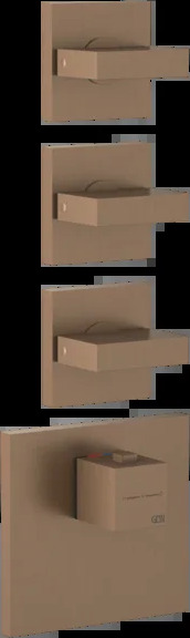 Смеситель для душа 43216 708 Gessi Inverso МЕДНЫЙ МАТОВЫЙ PVD