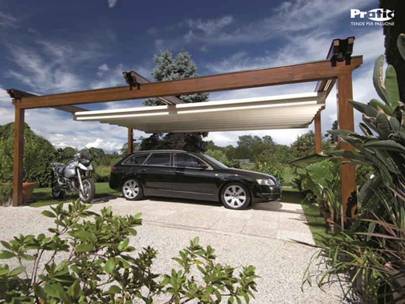 PRATIC F.lli ORIOLI Деревянная пергола с раздвижной крышкой Tecnic sun-id-1351848 - Вид №6
