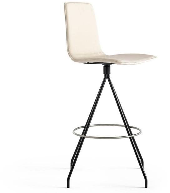 Viccarbe Тканевый поворотный табурет со спинкой Klip sun-id-1420815 - Вид №2