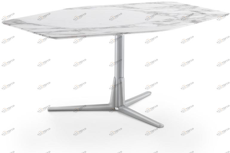 Flexform Журнальный столик из мрамора с подставкой 3 звезды Sveva sun-id-1370918