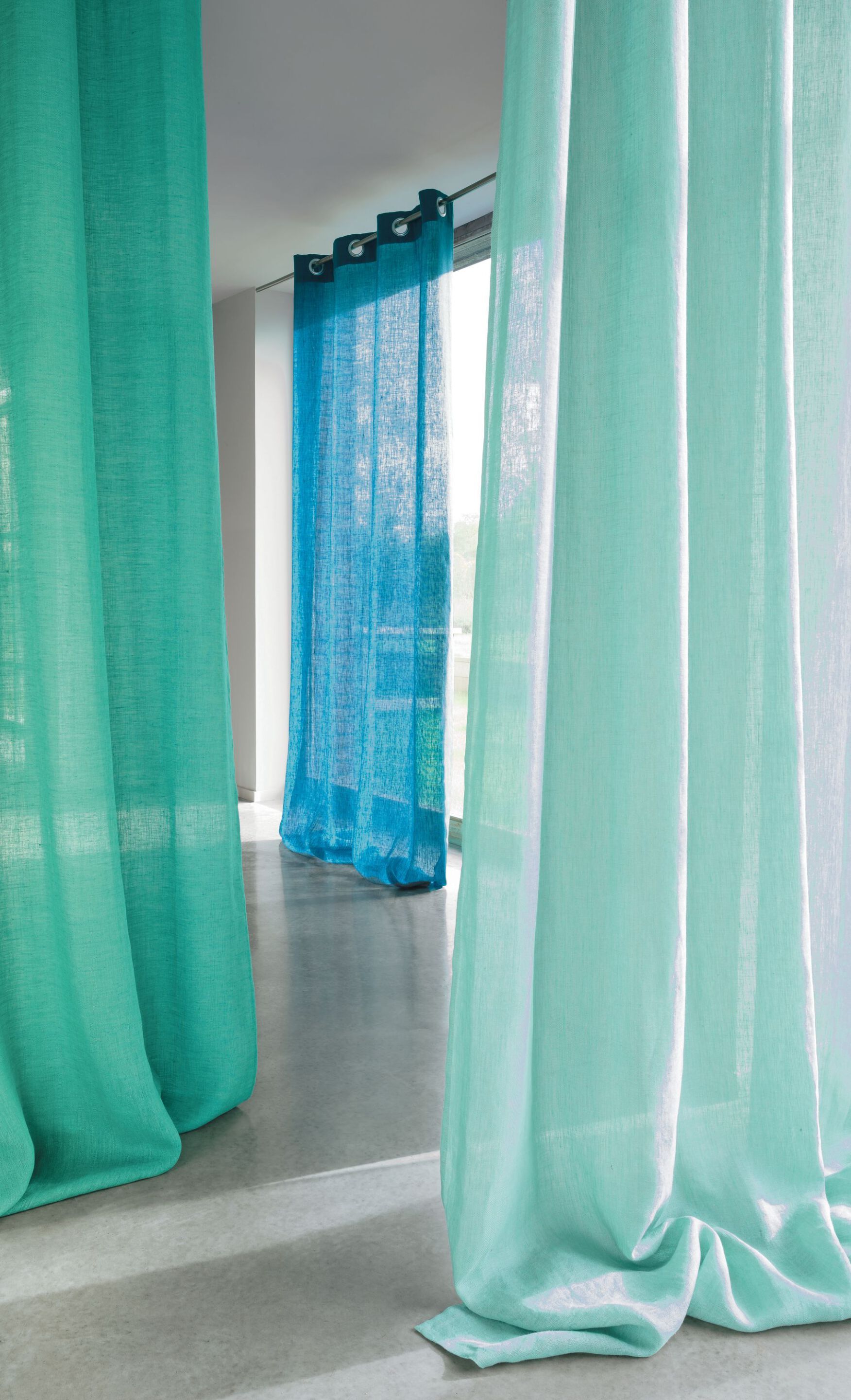 Льняная однотонная вуаль Casamance Cote lin les naturels 5 ARCH-00013178