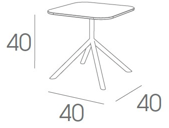 FueraDentro Стеклянный садовый стол Shell Ssd40 - Вид №2