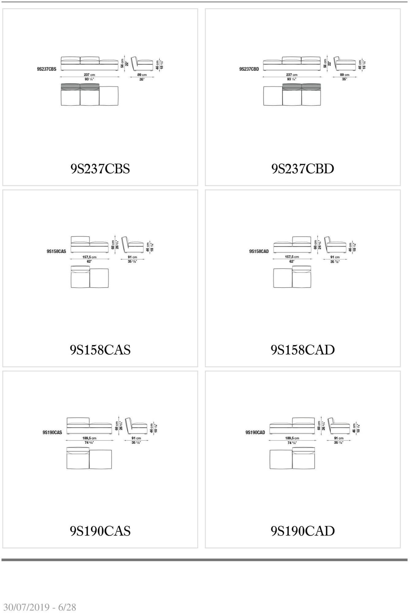 Maxalto Модульный тканевый диван с шезлонгом Solatium sun-id-1479911 - Вид №7