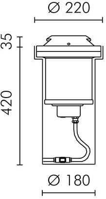 SIMES Напольный светильник ступеньки из литого под давлением алюминия Sparks sun-id-1469227 - Вид №16