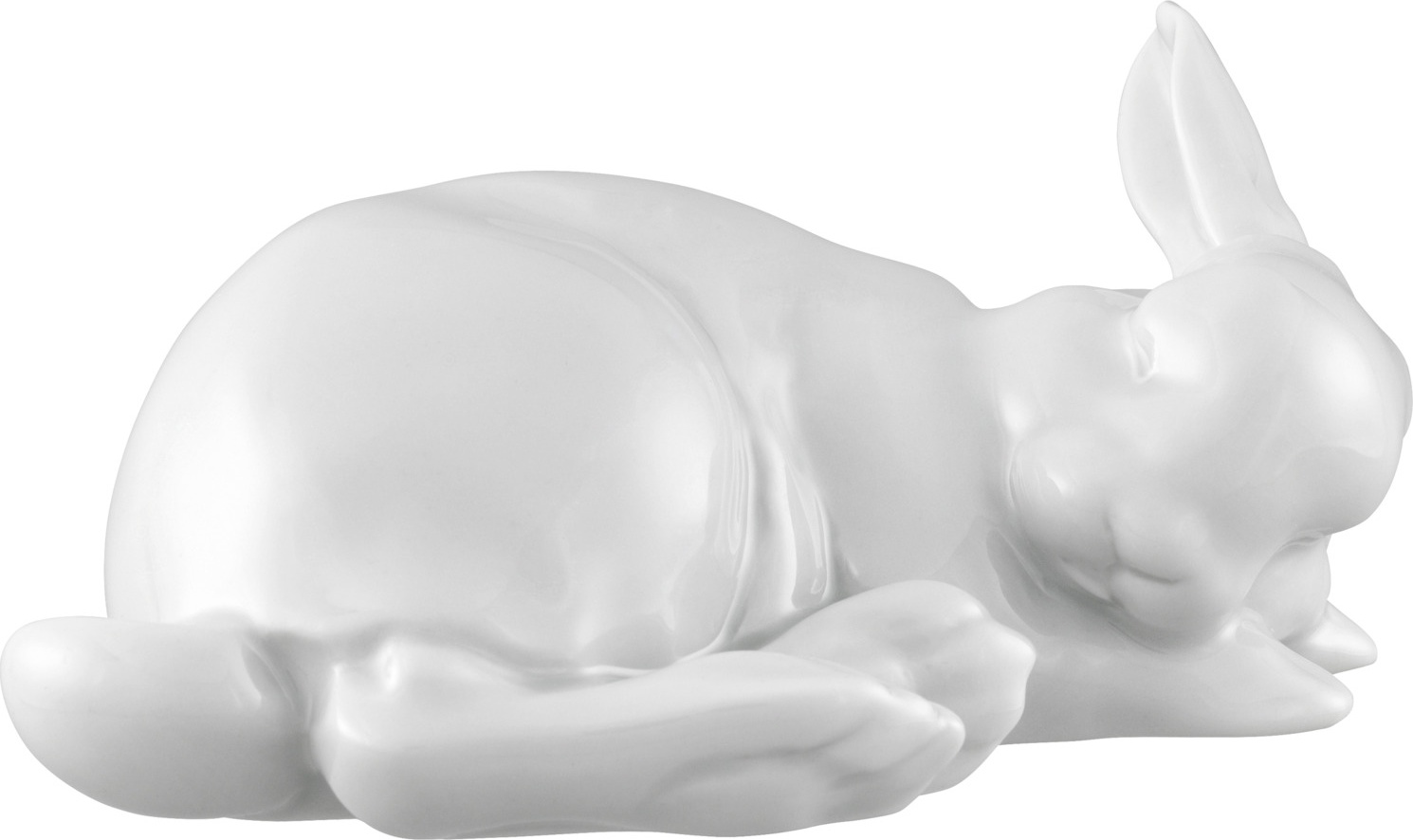 10651592 Furstenberg Фигурка Furstenberg "Кролик Паулин 2020" 10х7,5см (белая) Фарфор, Керамика 